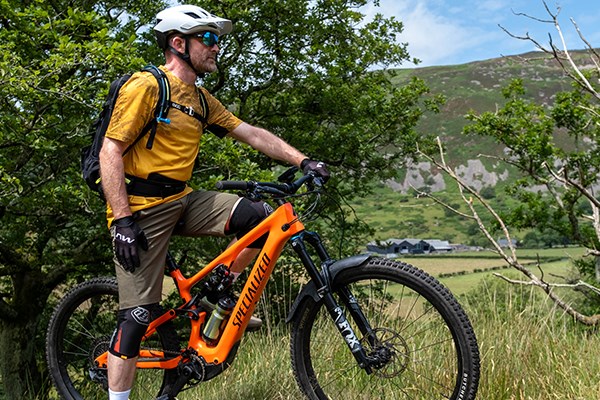 Mtb riders in the mountains